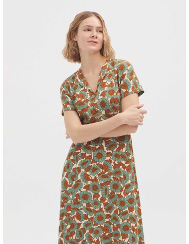 Robe Midi Sunflowers