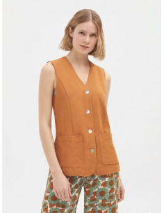 Gilet Basique Lin