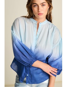 Blouse - Faded Ink Blue 2