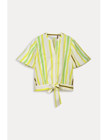 Blouse - Striped Lemon